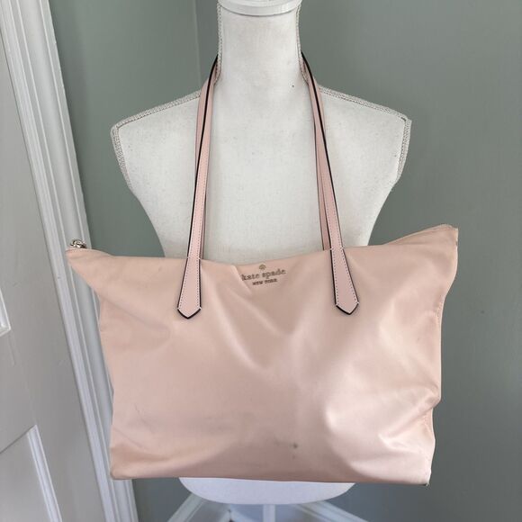 kate spade Handbags - Kate Spade Kitt The Little Better Nylon Tote In Conch Pink